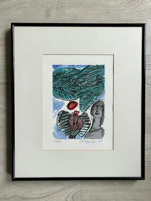 Corneille - Unieke serie van 6 Corneille zeefdrukken (zelfde oplage en net ingelijst) kopen? Bied vanaf 800!