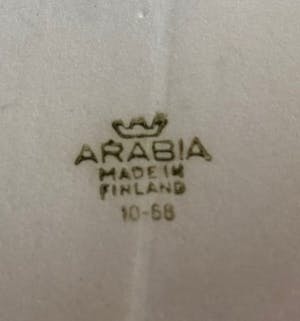 Ulla Procope - Boter pot met pruimen decor uit de Pomona serie van Arabia kopen? Bied vanaf 1!