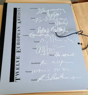 AcheterJeroen Henneman - 'Twelve European Artists' (Henneman en andere kustenaars)? Enchérissez de 250!