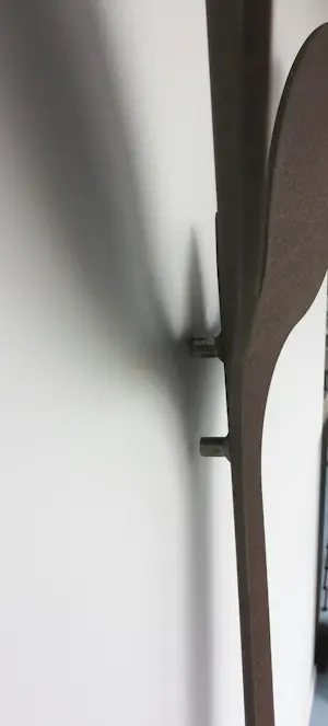 Huub & Adelheid Kortekaas - Groot monumentaal wandobject / Buitenbeeld cortenstaal, Kiemplant + boek! kopen? Bied vanaf 1000!