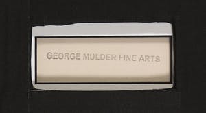 Keith Haring - Typische stifttekening opgedragen aan George Mulder - Ingelijst kopen? Bied vanaf 1!