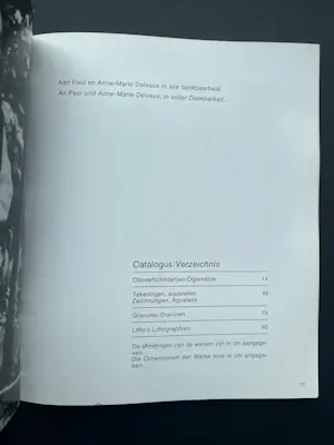 Paul Delvaux - Kunstcatalogus - Handgesigneerd - 1983 kopen? Bied vanaf 299!