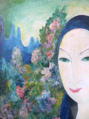 Piet Snel - (1911-1991) Meisje in Tuin 1971 verkocht voor € 85!