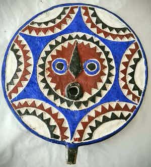 Mossi - African Mossi sun mask - Burkina Faso. verkocht voor € 65!