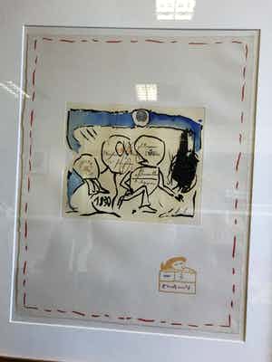 Pierre Alechinsky - Untitles verkocht voor € 700!