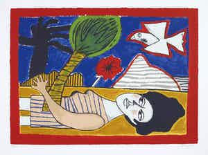 Corneille - Zeefdruk, Plénitude de l’été (Groot) verkocht voor € 250!