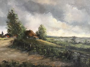 Niet of onleesbaar gesigneerd - Net buiten het dorp kopen? Bied vanaf 1!