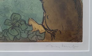 Constant - Constant, ingelijste ets/aquatint: Orpheus met dieren NU LAGE STARTPRIJS! kopen? Bied vanaf 475!