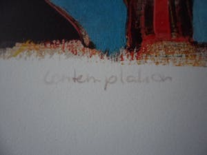 Cor de Jong - Cor de Jong: Zeefdruk, Contemplation kopen? Bied vanaf 30!