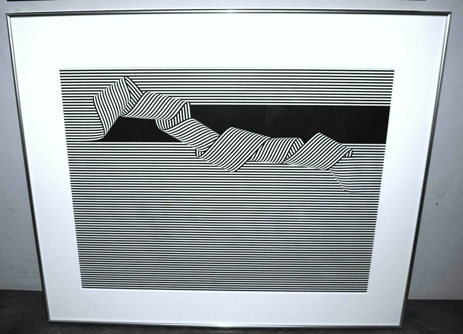 Nico van Stralen - ingelijste grote zeefdruk 'Volging' - extra: een gesigneerd boek kopen? Bied vanaf 100!