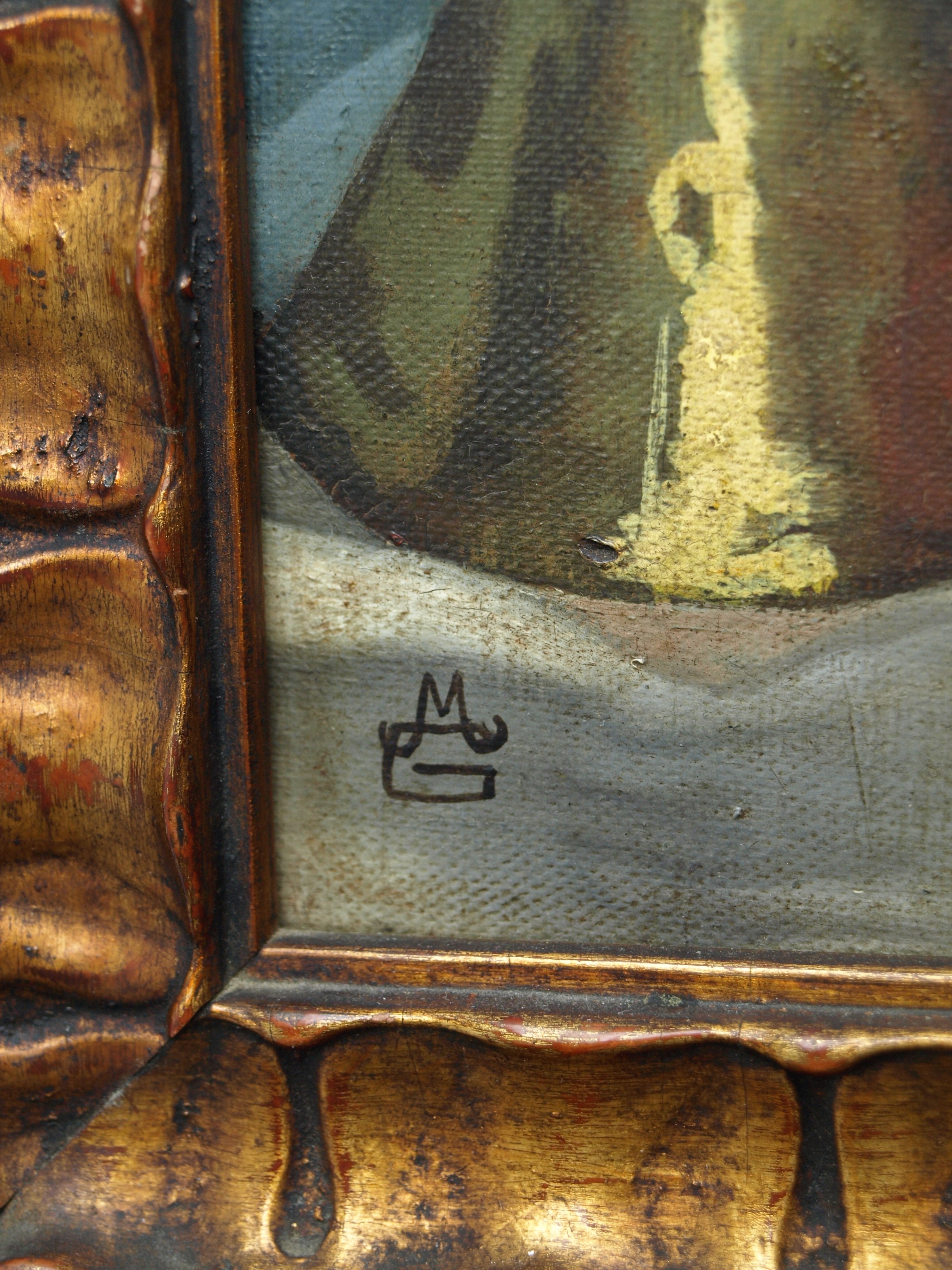 Maria Johanna Goemans - Olieverf op doek , Stilleven – gesigneerd & ingelijst – ca 1920 kopen? Bied vanaf 50!