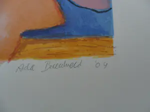 Ada Breedveld - Zeefdruk. Titel, "Hiep, Hiep, Hoera" . kopen? Bied vanaf 50!