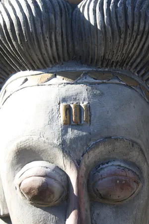 Niet of onleesbaar gesigneerd - Prachtig Licht Groot Houten Afrikaans Masker (20e eeuw kopen? Bied vanaf 1!