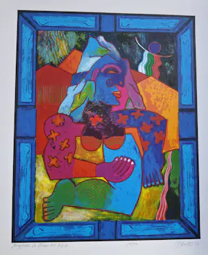 Clemens Briels - lot van 7 zeefdrukken - diverse oplages/jaartallen kopen? Bied vanaf 500!