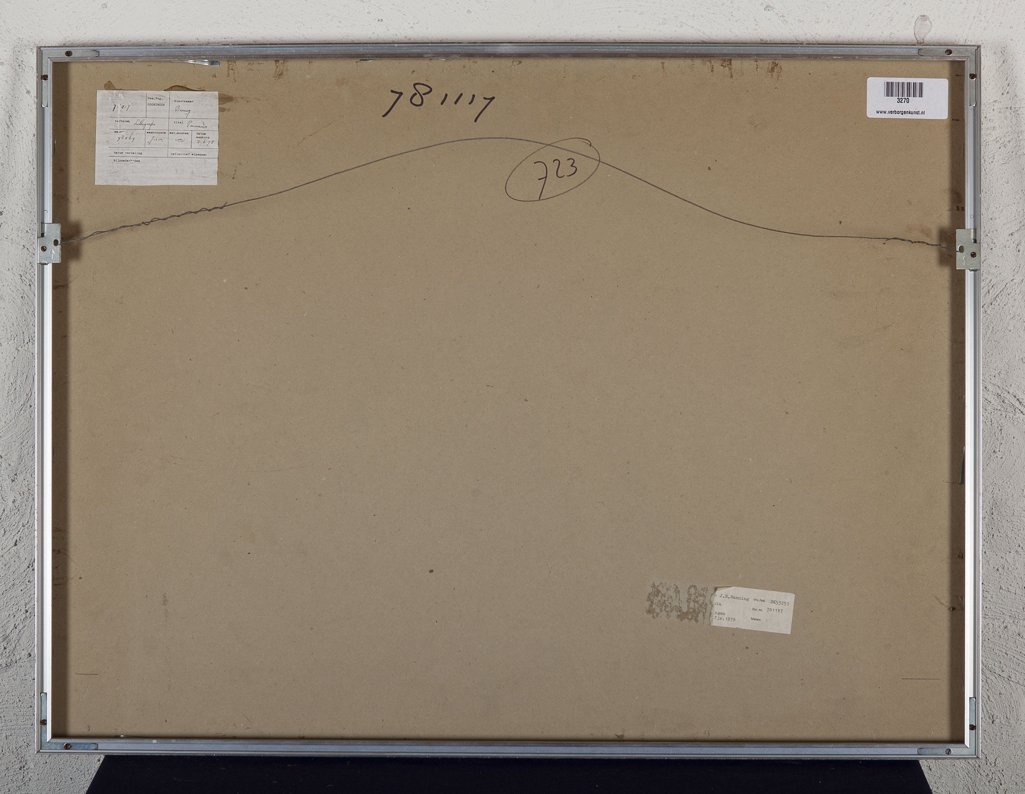 Minno Banning - Parmania - Kleurenlitho op papier - gesigneerd - oplage 2 / 15 - BKR Groningen kopen? Bied vanaf 10!