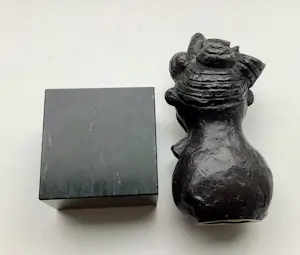 Loek Bos - Vrouw met vogel in haar kopen? Bied vanaf 295!