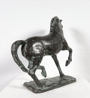 Margot Hudig-Heldring - Brons, Galopperend paard kopen? Bied vanaf 300!