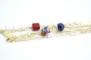 57 -  Lang  (60cm) Surinaams 18 Krt gouden zg. Alla Kondre hals sieraad ketting kopen? Bied vanaf 830!