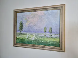 Henk Poeder - Romantisch landschap met twee vrouwen kopen? Bied vanaf 95!