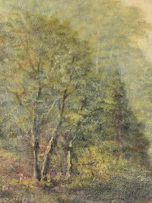 Kees van Ameijden - Boslandschap kopen? Bied vanaf 40!