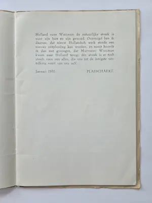 Matthieu Wiegman - Catalogus tentoonstelling Stedelijk Museum Amsterdam 1931. kopen? Bied vanaf 59!