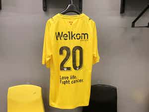 Swim to Fight Cancer wedstrijdshirt - Dion Malone verkocht voor € 50!