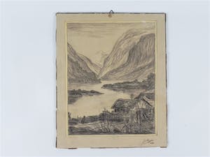 Niet of onleesbaar gesigneerd - Landschap in Indië kopen? Bied vanaf 1!
