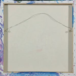 Zippora Sahanaja - Acryl en stof op doek, Zonder titel kopen? Bied vanaf 1!