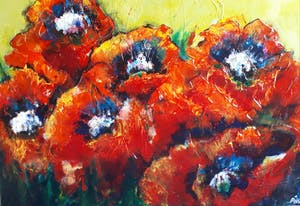 Anke Peddemors - papavers 60x80 kopen? Bied vanaf 45!