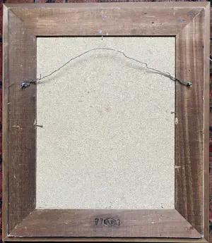 Wim Vaarzon Morel (jr.) - Boslandschap met vijver - Gesigneerd kopen? Bied vanaf 200!