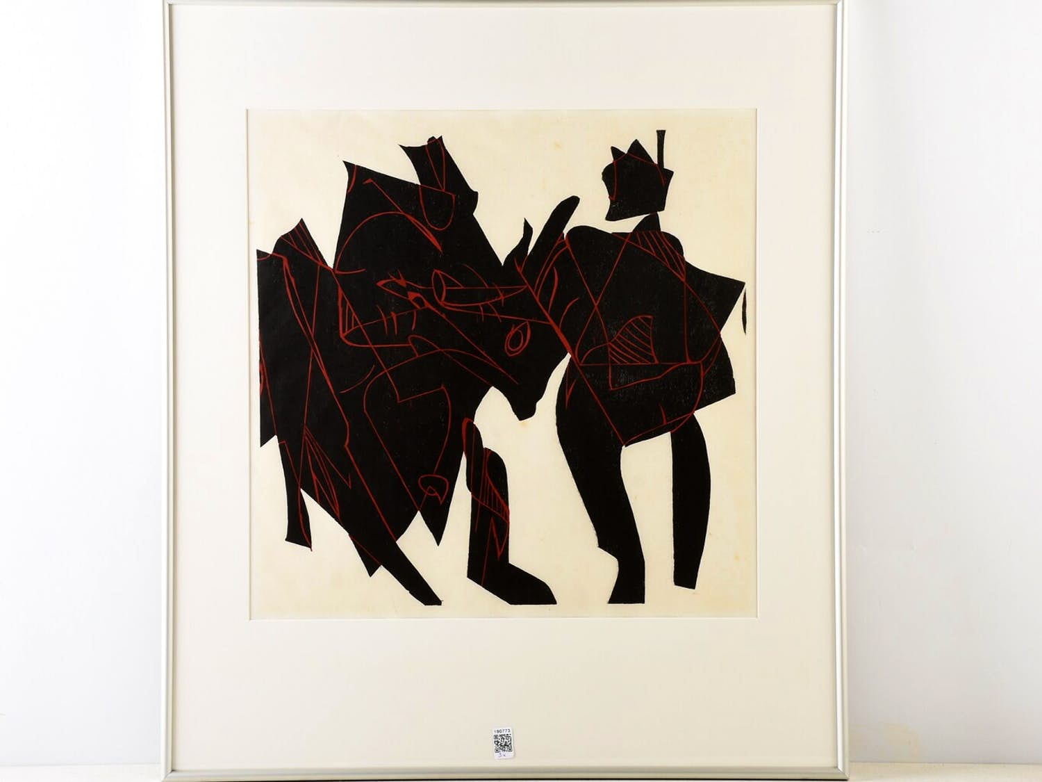 Jan van der Zee - Drieluik - Paardenmarkt (3 werken) verkocht voor € 300!