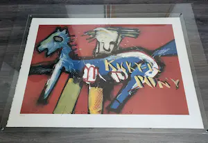 Herman Brood - Kick y'r pony (zéér groot!) kopen? Bied vanaf 450!
