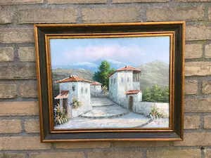 Niet of onleesbaar gesigneerd - Mediterraan landschap kopen? Bied vanaf 1!