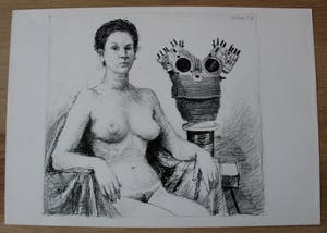 Aat Veldhoen - Rotaprint: Naakte dame - 1964 kopen? Bied vanaf 50!