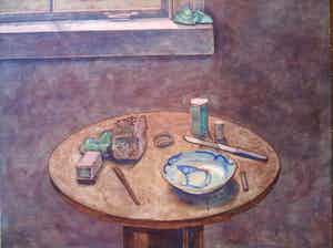 Hans Koopman - Cilinder-tafel verkocht voor € 300!