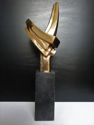 Brons (Onbekend) - gepolijst abstract brons, zeer mooi. kopen? Bied vanaf 325!