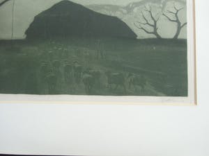 Tjeerd Bottema - MAANNACHT OP DE VELUWE // ETS-AQUATINT VAN TJEERD BOTTEMA kopen? Bied vanaf 60!