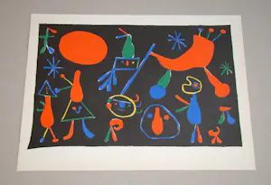Joan Miro - Barcelona - 1949 - Lithografie met sjabloonkleuring kopen? Bied vanaf 120!
