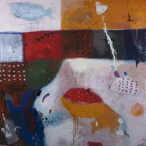 Alexander Vogels - Zeefdruk, Z.T - Ingelijst kopen? Bied vanaf 80!