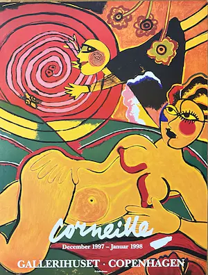 AcheterCorneille - Grote poster - GallerieHuset Kopenhagen - Met stempel Atelier Corneill? Enchérissez de 1!