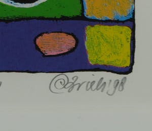 Clemens Briels - Zeefdruk, Always look at the bright side of life - Ingelijst kopen? Bied vanaf 90!