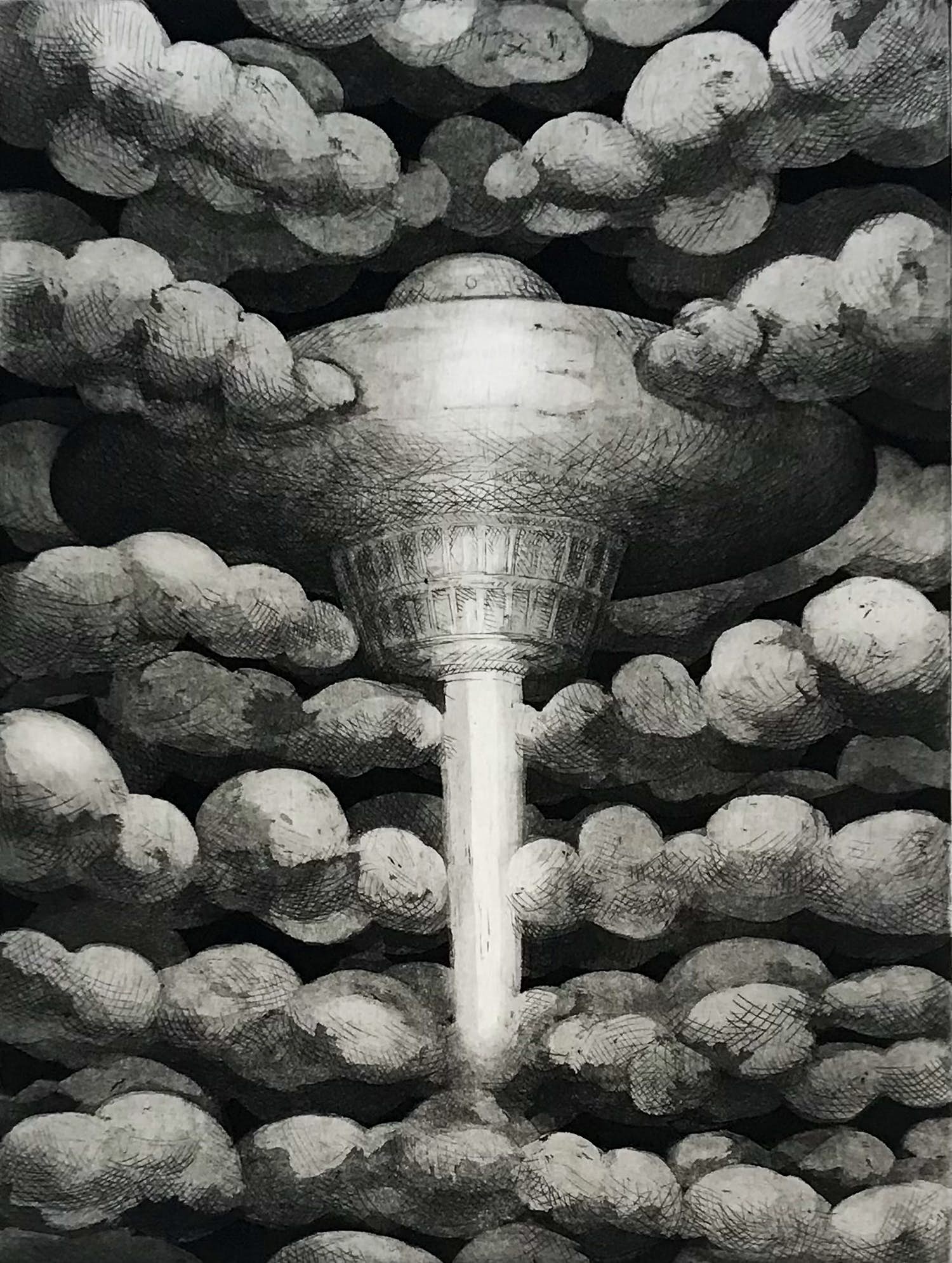 Robert llimos - Gesigneerde ets uit 2010 - 'El Misterio' - 20/40 verkocht voor € 65!