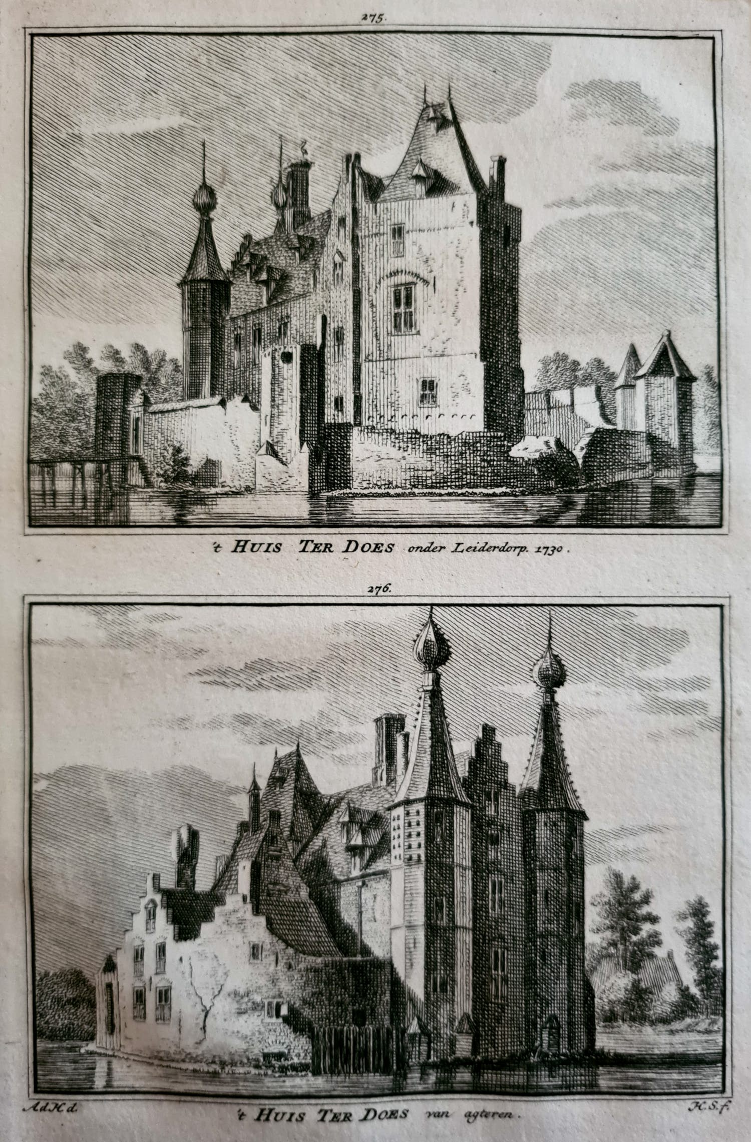 Abraham de Haen - 't Huis Ter Does onder Leiderdorp verkocht voor € 10!