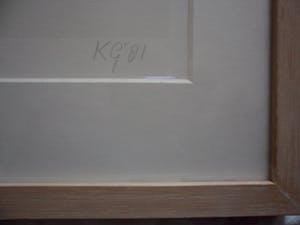Klaas Gubbels - Zeefdruk - uit de serie Verlegen Schaduwen kopen? Bied vanaf 80!