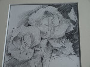 Fon Klement - Ingelijste tekening , Bloemstilleven I - 2000 kopen? Bied vanaf 80!