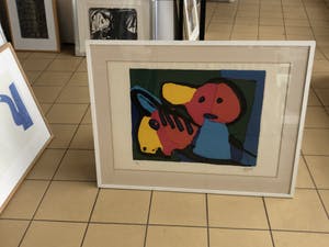 Karel Appel - titel niet bekend met lijst kopen? Bied vanaf 520!