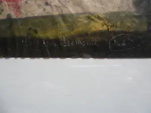 Hans Boomsma - Gemengde techniek op Japans papier kopen? Bied vanaf 50!