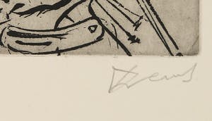 Fred Bervoets - Ets, Zonder titel kopen? Bied vanaf 100!