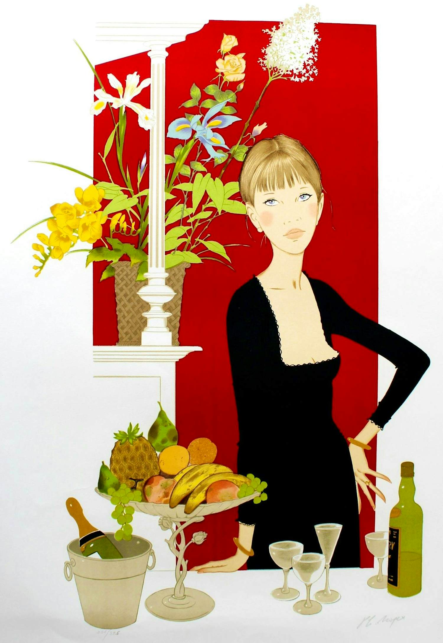 Philippe Henri Noyer - „Femme Chez Maxim“ - Auflage von 325 - signiert - (100 x 66 cm) kopen? Bied vanaf 300!