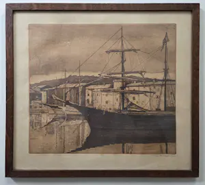 Ton Meyer - Zeilschepen in de haven. Zuid Europa. kopen? Bied vanaf 39!